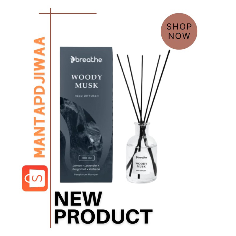 Breathe 100 Ml Reed Diffuser Woody Musk