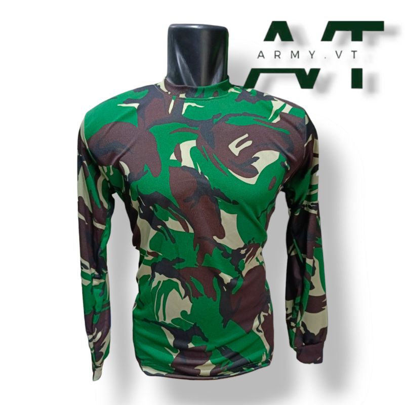 (CUSTOM) KAOS LORENG TNI AD MALVINAS DRYFIT LENGAN PANJANG - Army.VT