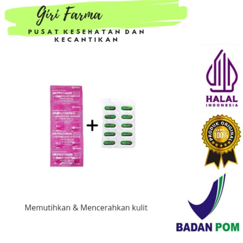 Bundling Meprothione 500 MG Strip + Proxidan 400 Strip / Paket Glowing