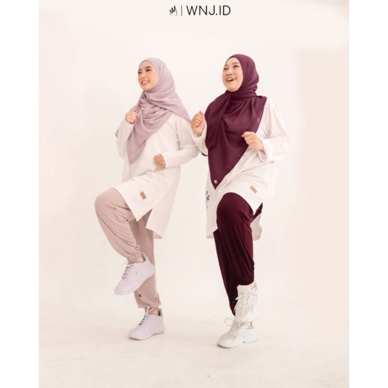 Legging karet Wanoja/Celana gamis/Celamis/Wanoja Hijab