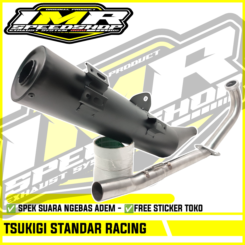 KNALPOT TSUKIGI STANDAR RACING JUPITER MX 135 OLD NEW MX KING 150 JUPITER Z Z1 VEGA R ZR RR FORCE AS