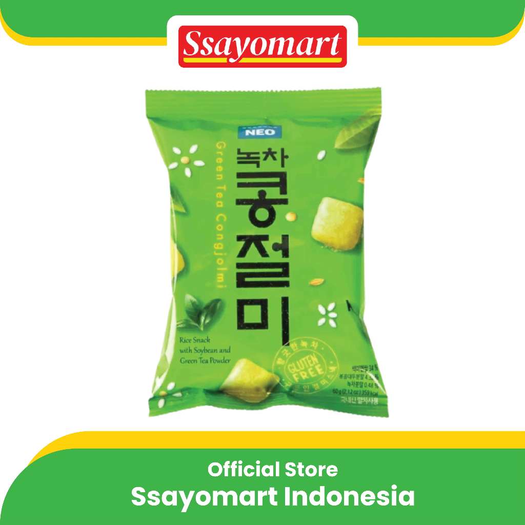 

Congjolmi Green Tea (kreker beras rasa teh hijau) 60gr*