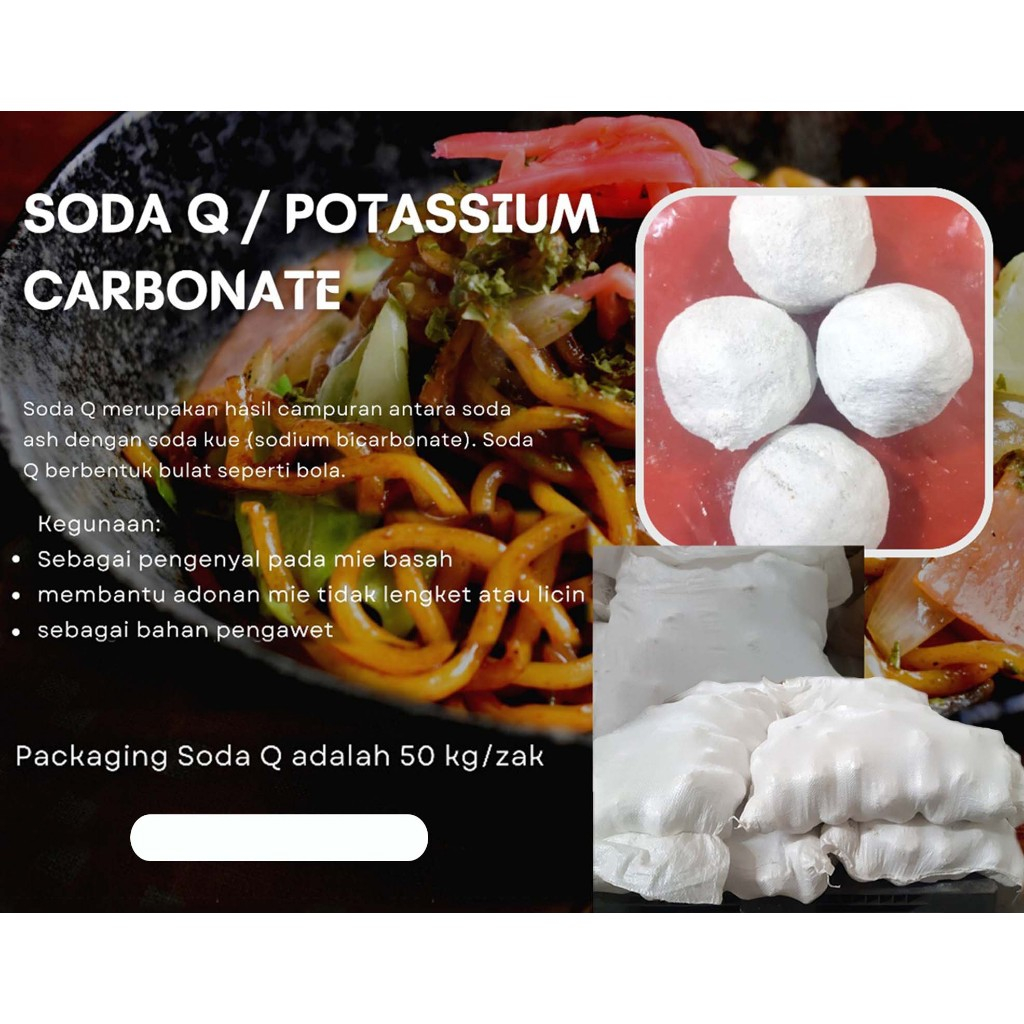 

Soda Kie / soda kih / soda Q / pengenyal mie, bakso, cincau, dll