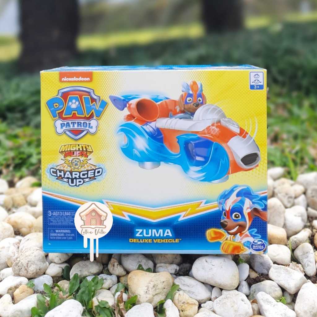 Paw Patrol Mighty Pups Charged Up Deluxe Vehicle - Zuma