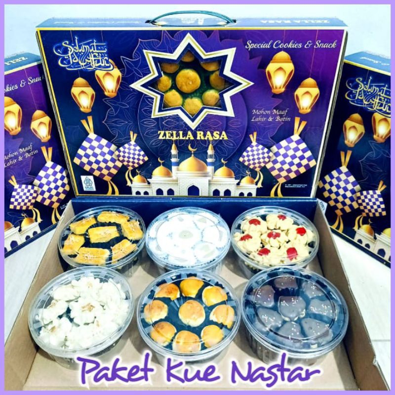 

Paket kue Lebaran murah / kue kering / kuker / nastar / home Made rasa enak by zellshop