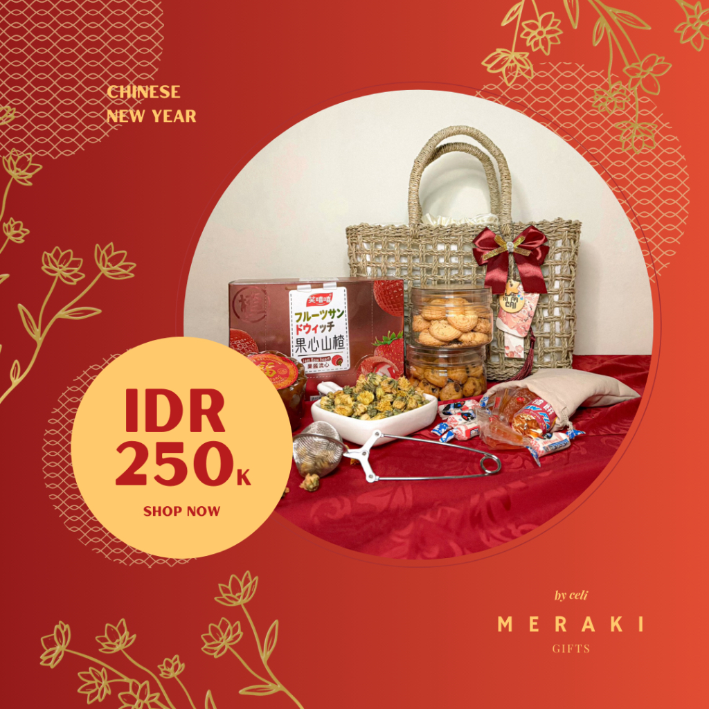 

CNY Hampers Imlek 2024 / CNY Hampers Exclusive / Parcel Sincia / Premium Gift / Chinese New Year Hampers / Kue Kering