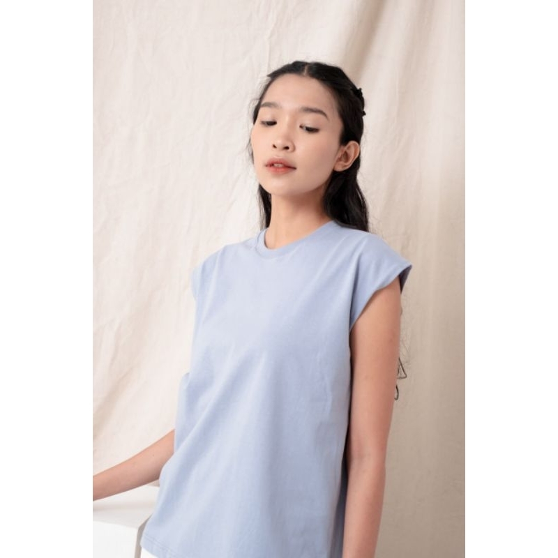 Kaos Inner Kaos Adem Wanita daleman Baju Inner Baju tanpa lengan Kaos Tanpa Lengan lekbong