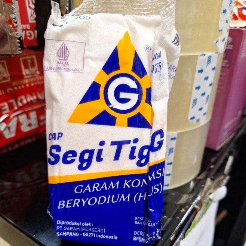 

Garam cap segi tiga 250gram