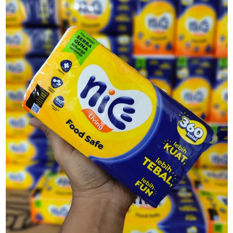 Tisu Nice 360helai Today 180 Sheet 2ply Facial Tissue Wajah Peony Lembut tidak mudah sobek