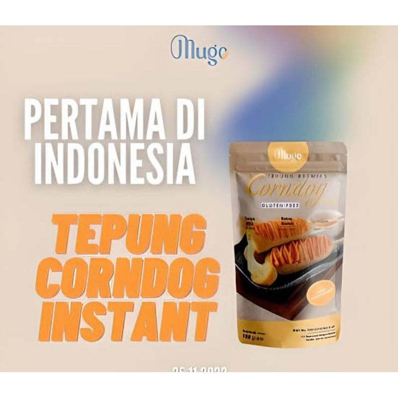 

MUGO Tepung Premiks Corndog Instan Gluten Free 180gr