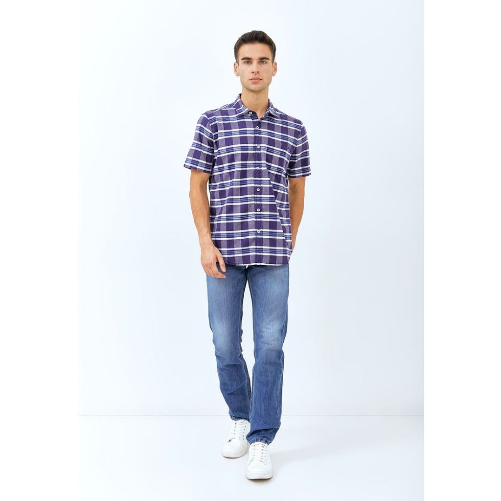 Kemeja kotak-kotak Lois KLS407