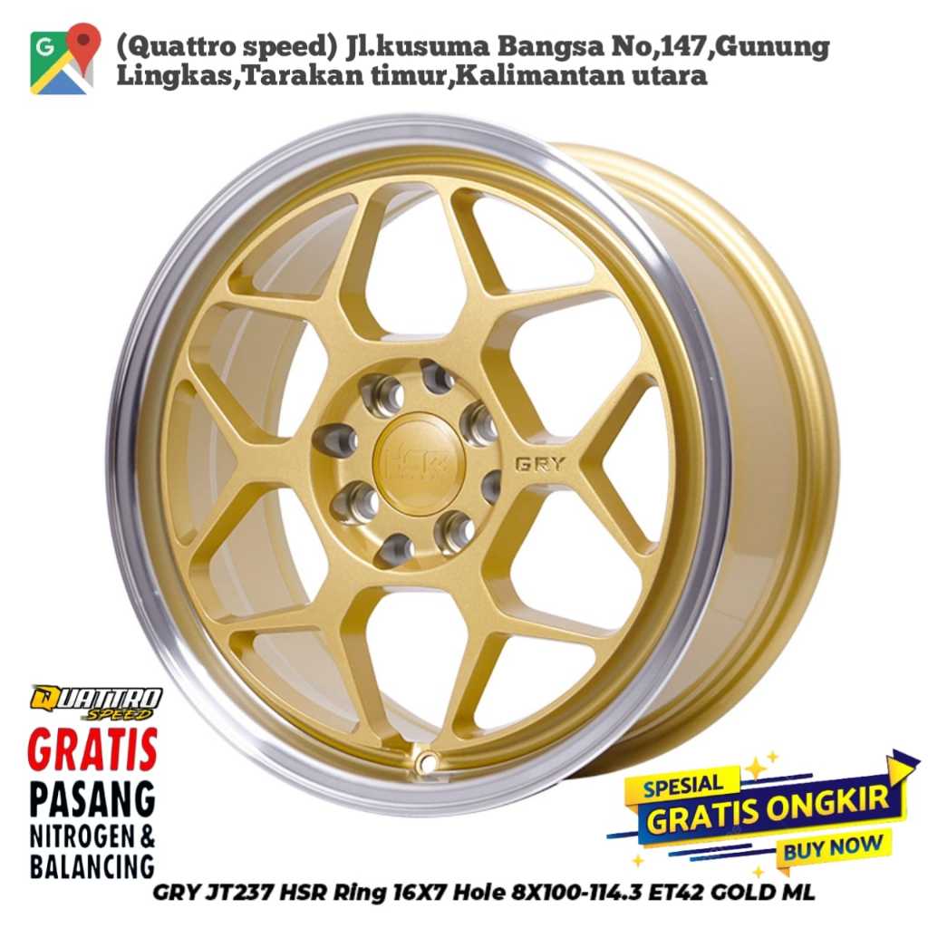 velg mobil hsr celong ring 16 tampil elegant murah meriah