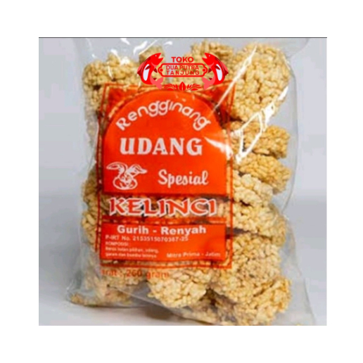

Rengginang Udang Kelinci Matang / Mateng Manis Gurih Renyah