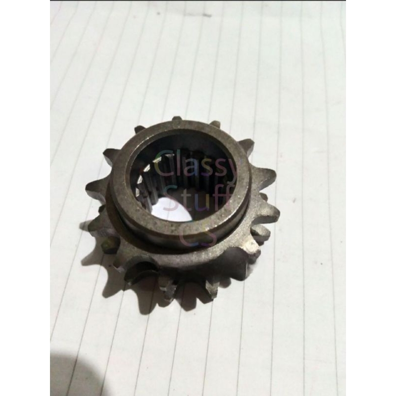 Sproket Double Chain Mesin GX200 Putaran Lambat