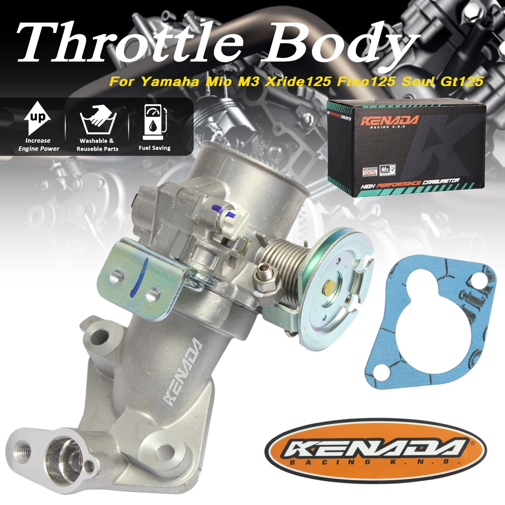 TB KENADA Throttle Body MIO M3 XRIDE125 FINO125 SOUL GT125 28 30 32 34MM