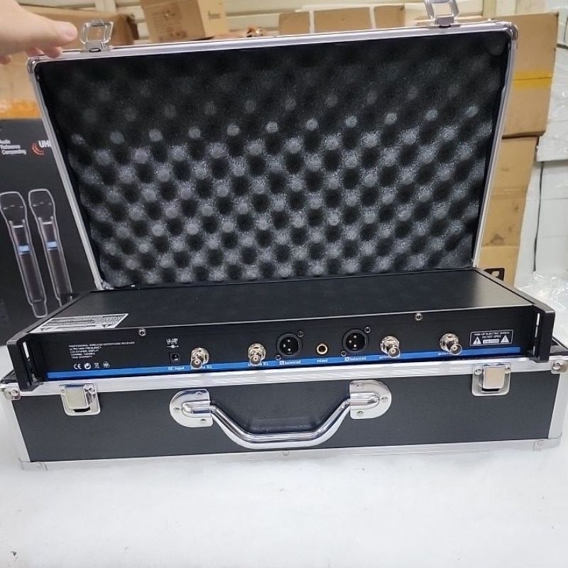 Mic Wireless WISDOM ULTRA Q11 / Q 11 U HF 2 Mic Handel Koper Original