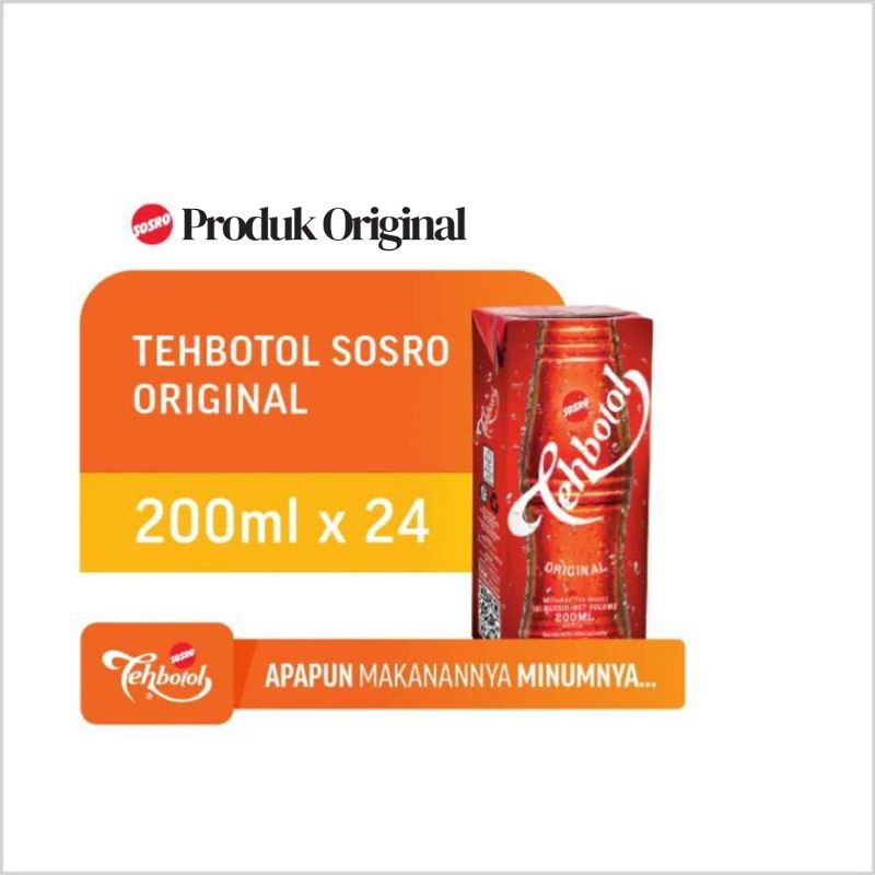 

Teh Botol Sosro Kotak 200 ML