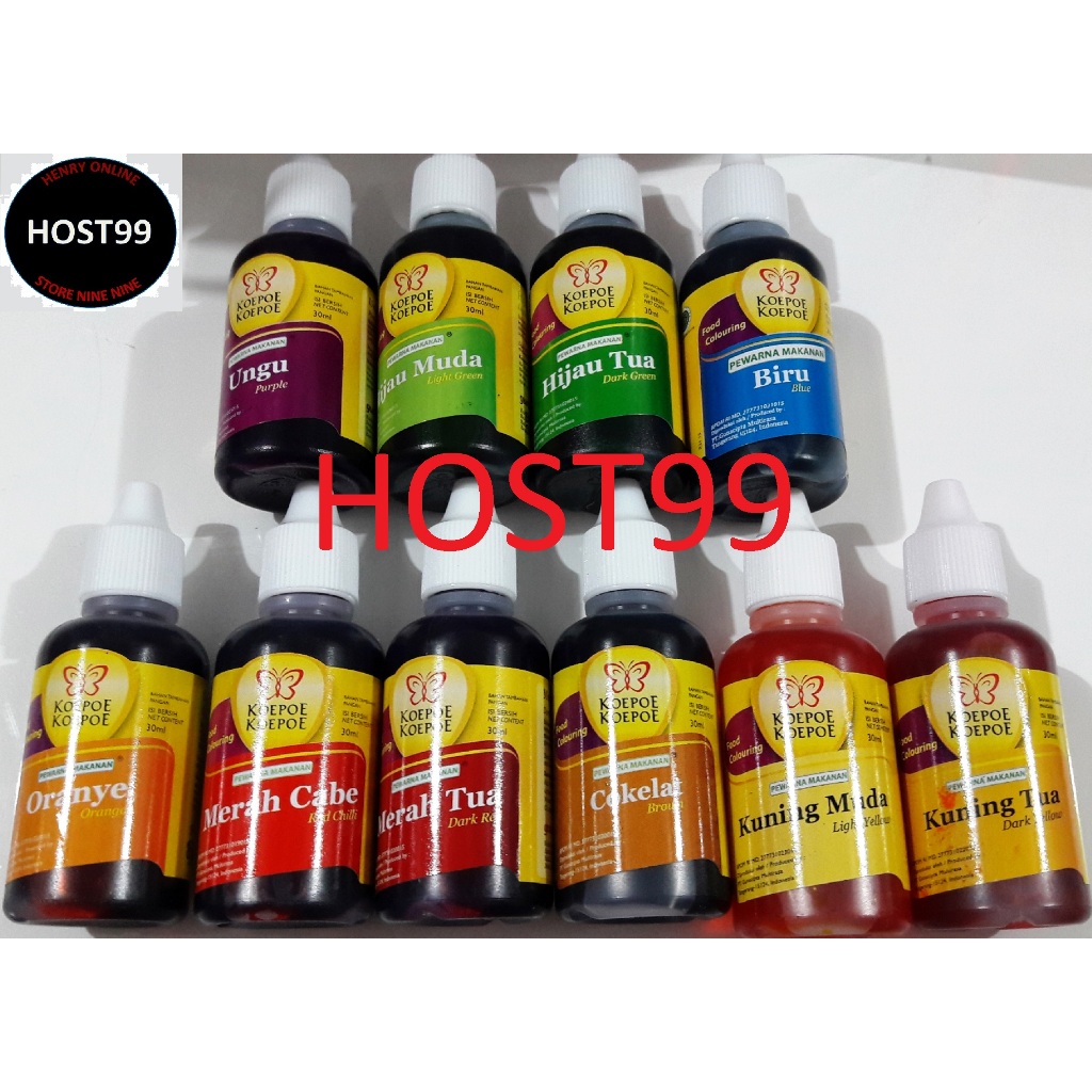 

PEWARNA MAKANAN CAIR KOEPOE KOEPOE 30ML