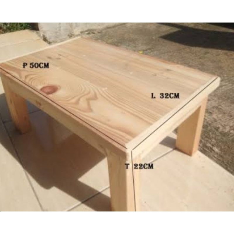 Meja kayu jati Belanda