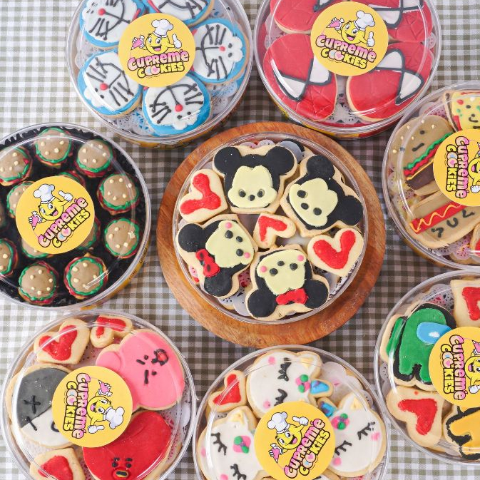 

Cupreme Cookies Kukis Karakter Halal Premium Kue Kering Anak Hias Royal Icing Kartun Lucu Superhero Premium