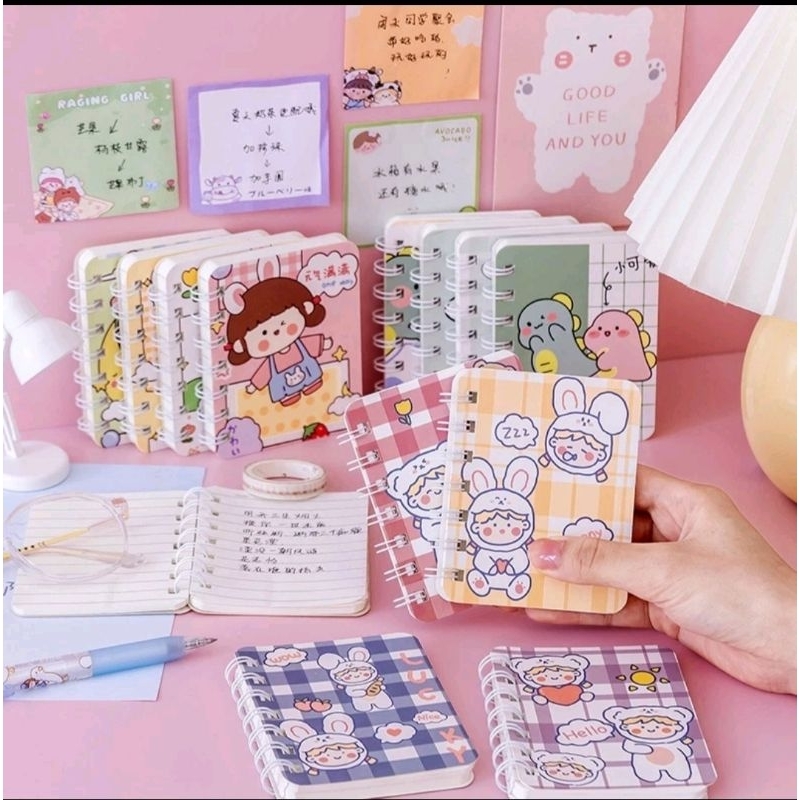 

NOTEBOOK Ring Motif Lucu Imut 80 lembar