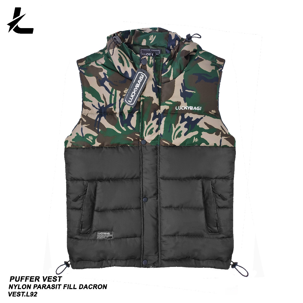 Rompi Pria Rompi Motor Rompi Army Vest Puffer