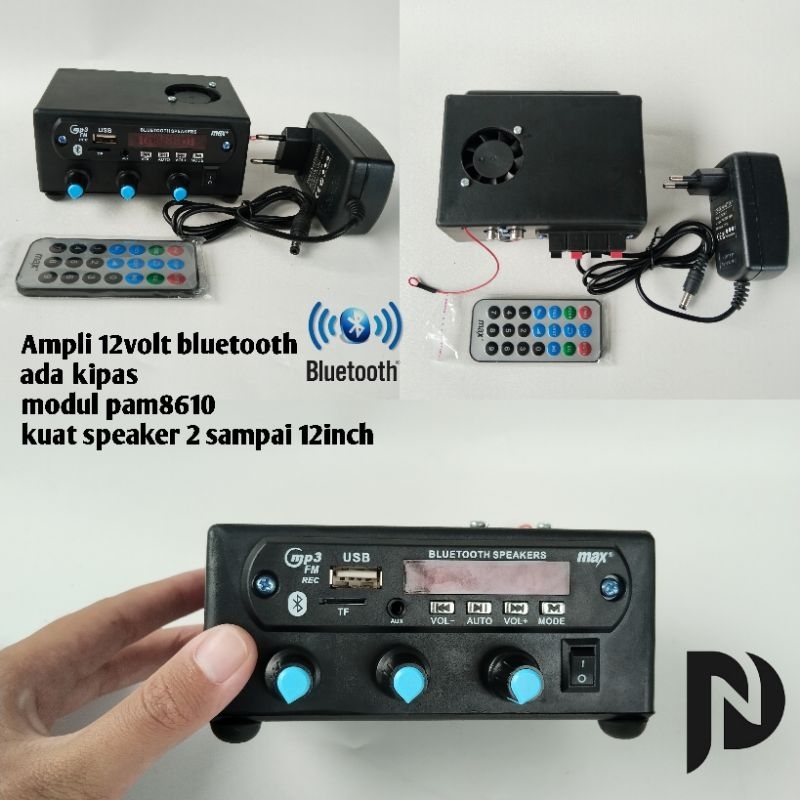 Power amplifier mini ampli mini 12volt kipas+adaptor no3kipas