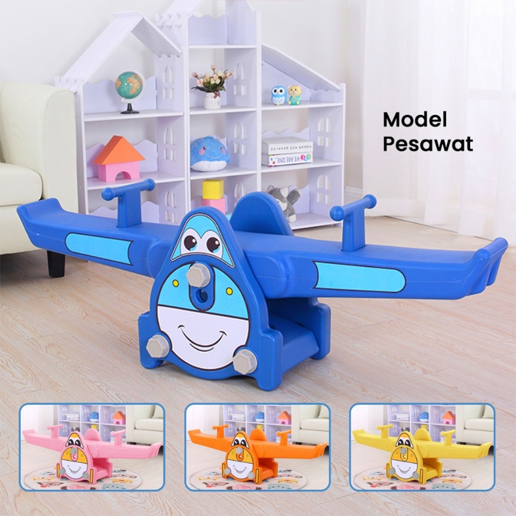 SNI Mainan Jungkat Jungkit Anak Seesaw Prosotan Jungkat-Jungkit Playground Perosotan Kuda Kudaan Ber