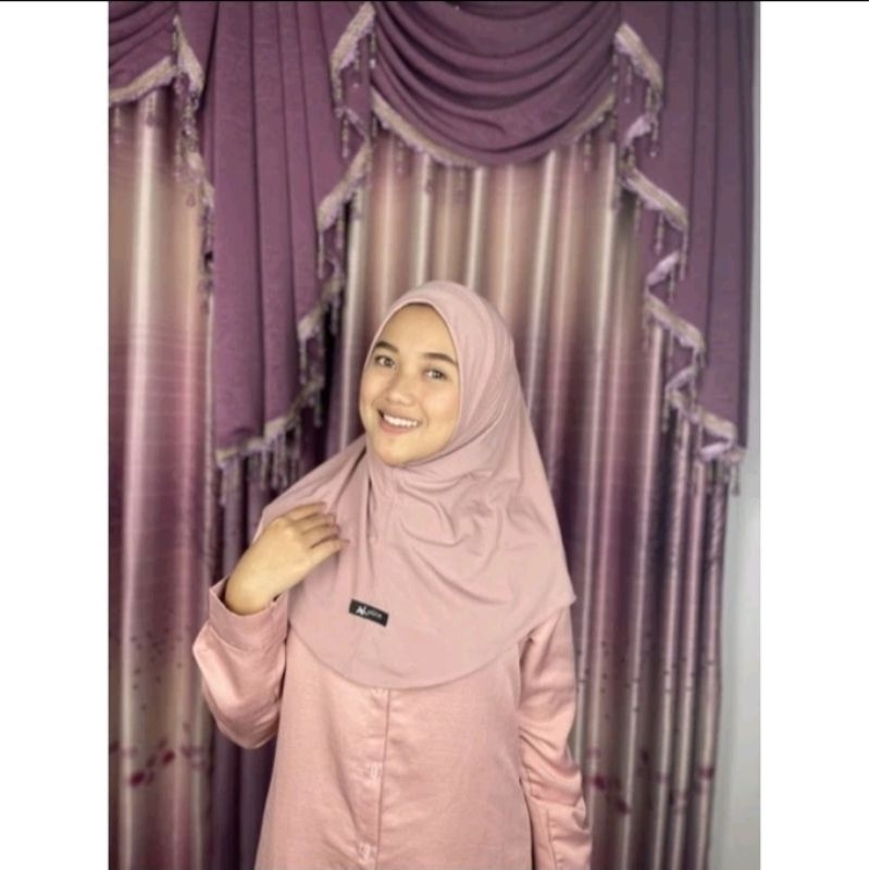 alwira . hijab Aaila hamida hijab instan . jersey super