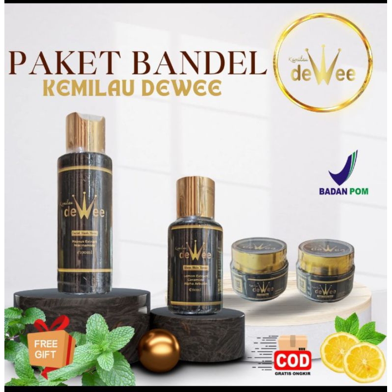deewe skincare paket bandel / dewee paket flek / susah putih