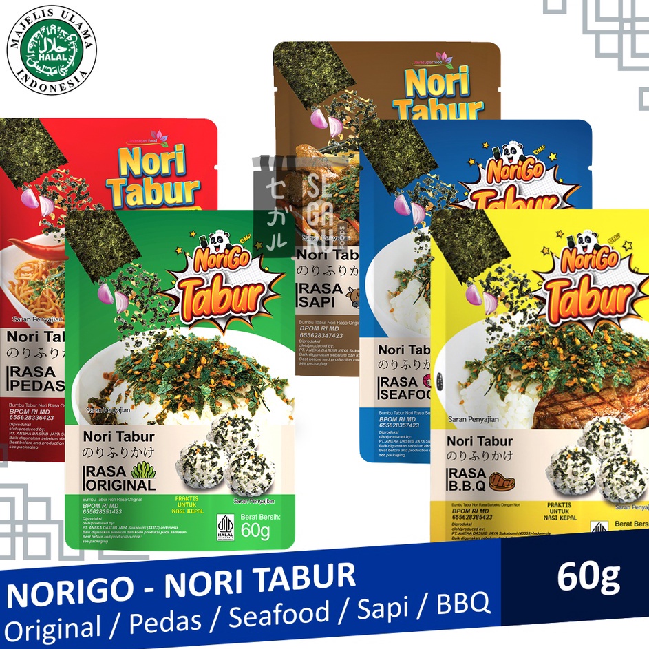 

Promo Menarik NORIGO Nori Tabur Abon Nori Rumput Laut Panggang 6g