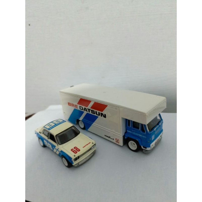 Hotwheels team transport 71 datsun 510 fleet flyer  loose