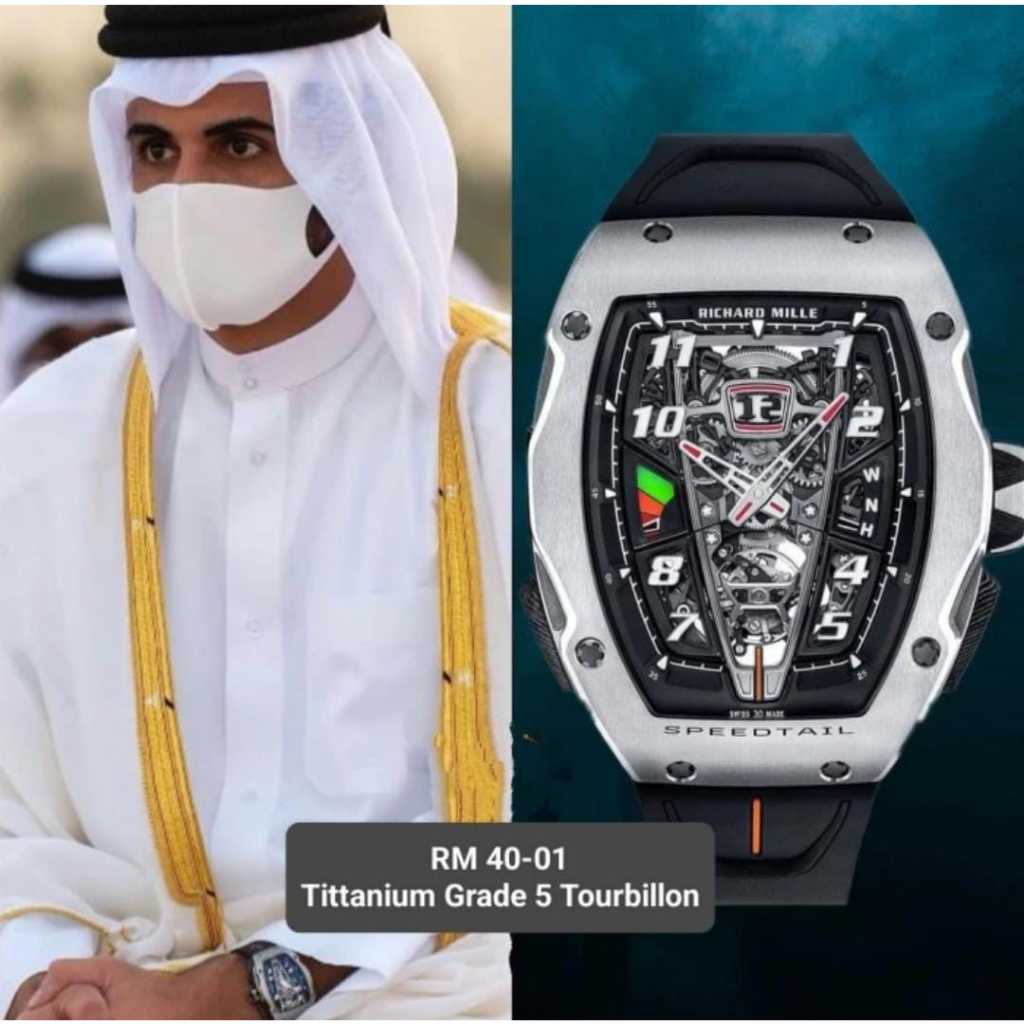 RM 40-01 TOURBILLON TITTANIUM GRADE 5 AUTOMATIC SWISS CLEAN 1:1