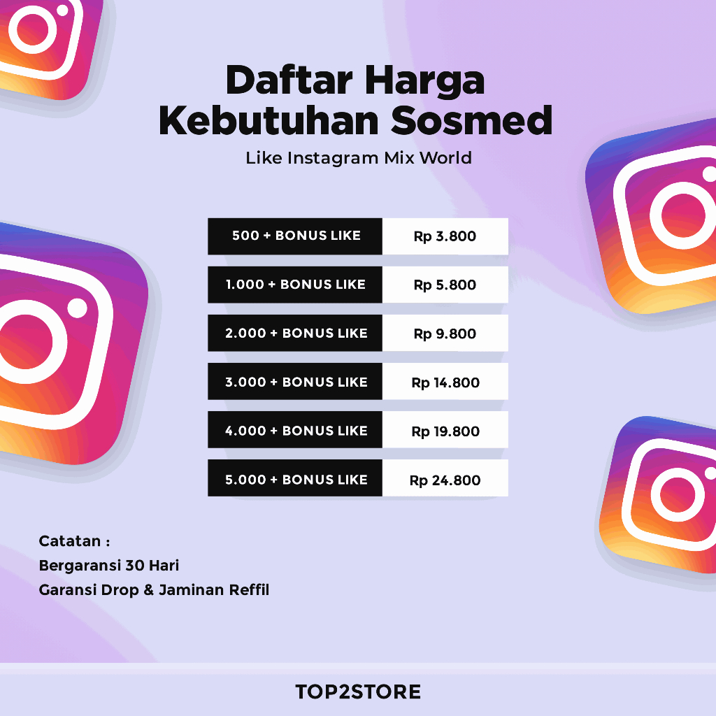 

(promo) Like lnstagram Proses Cepat HQ