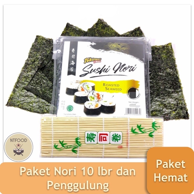 

Miliki sekarang Paket Nori Tokinori 1 Lembar Penggulung Sushi Rumput Laut Kering Halal