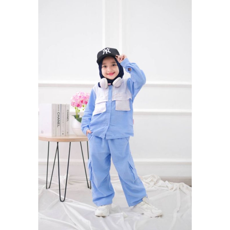	 Elea Cargo Set / Oneset anak Cargo	