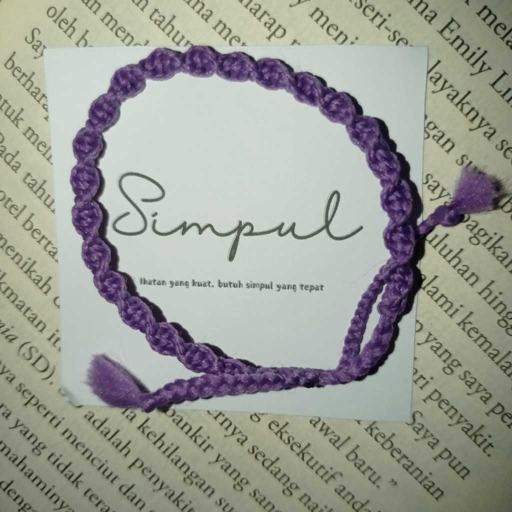 GELANG BENANG ULIR | GELANG BENANG SPIRAL | GELANG COUPLE