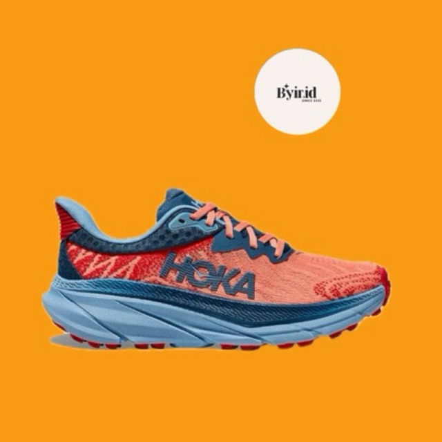 Hoka Challenger 7 Women's Running Shoes - Papaya/Real Teal