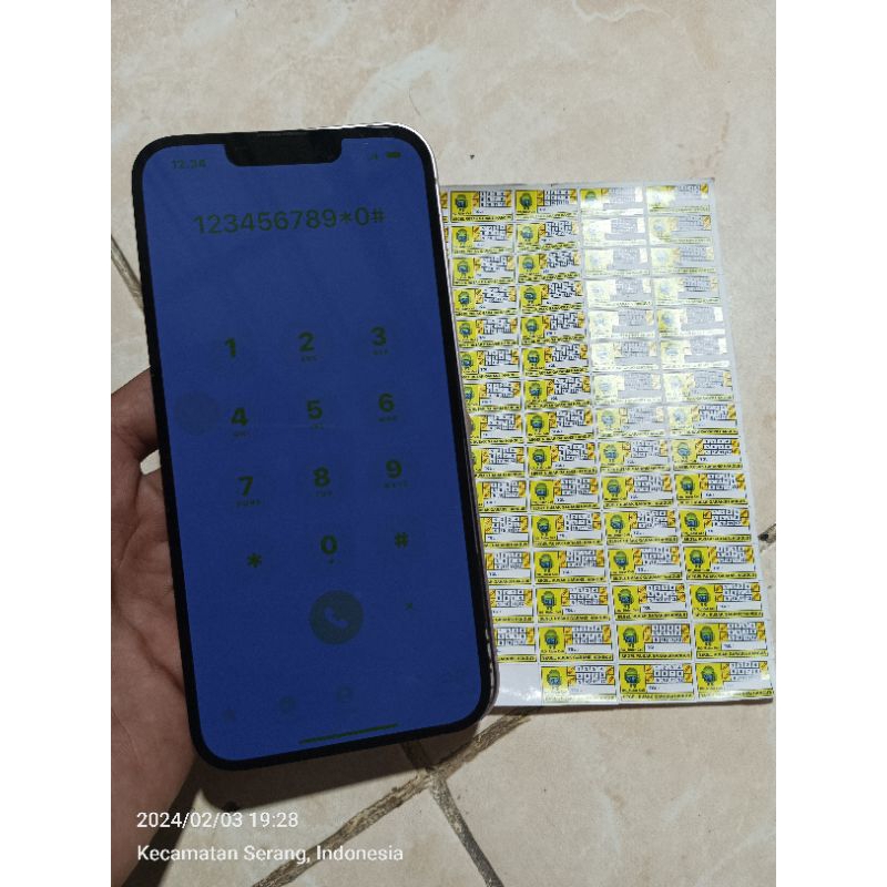 lcd touchscreen iphone 13 biasa ori original copotan minus GREENSCREEN sentuh lancar bahan BONDING