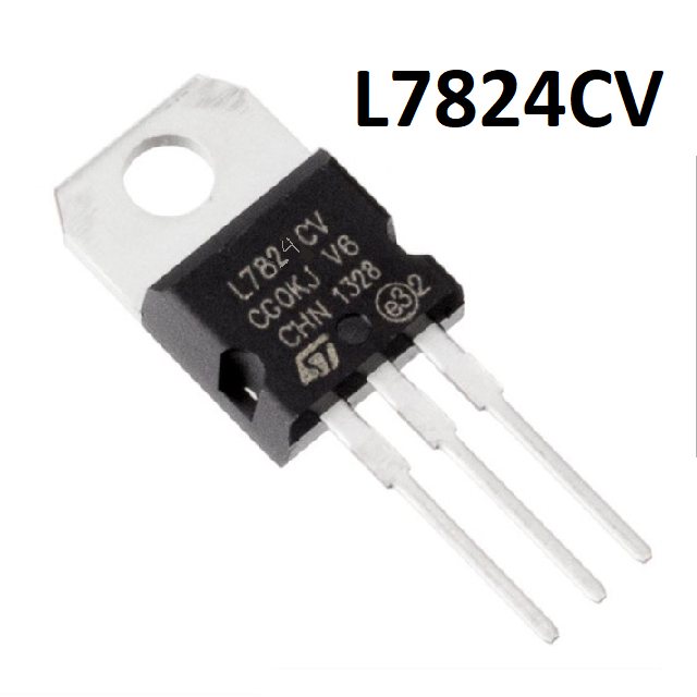 7824 L7824 L7824CV LM7824 24V Voltage Regulator TO-220 DIP