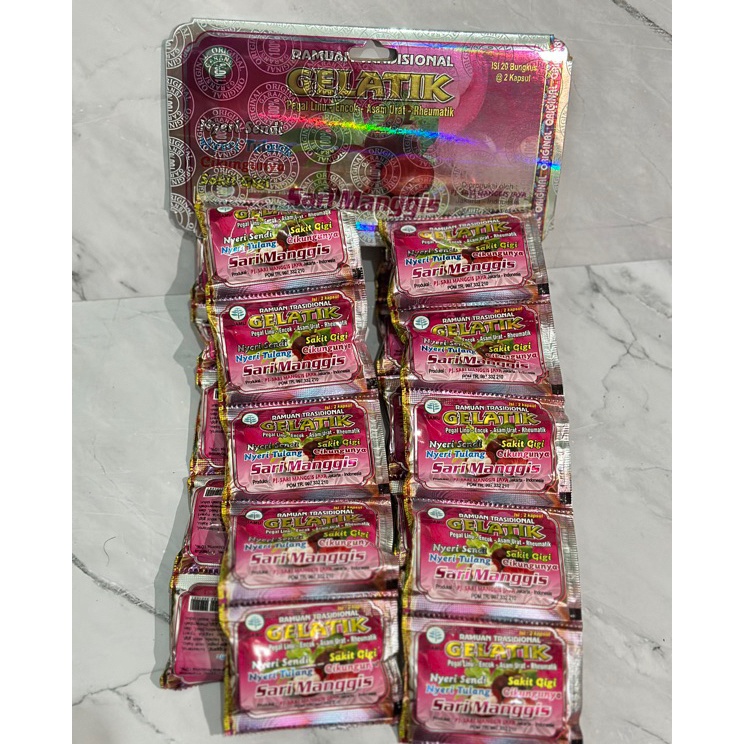 

New Stock Gelatik renceng kapsul