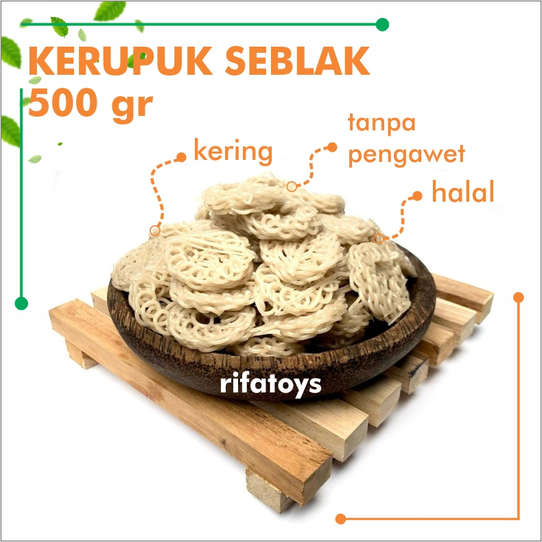 

Kerupuk seblak mawar rafael 500 gram