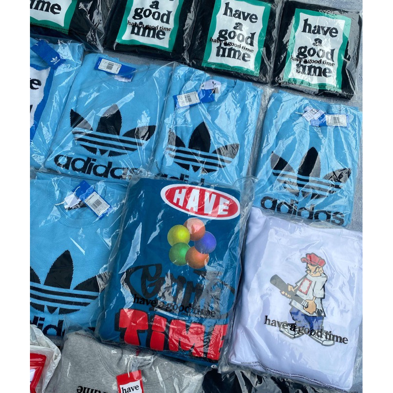 have a good time x adidas gawe knitwear