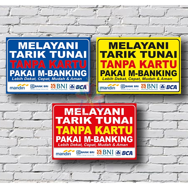 

STIKER VINYL MELAYANI TARIK TUNAI 20X30 CM