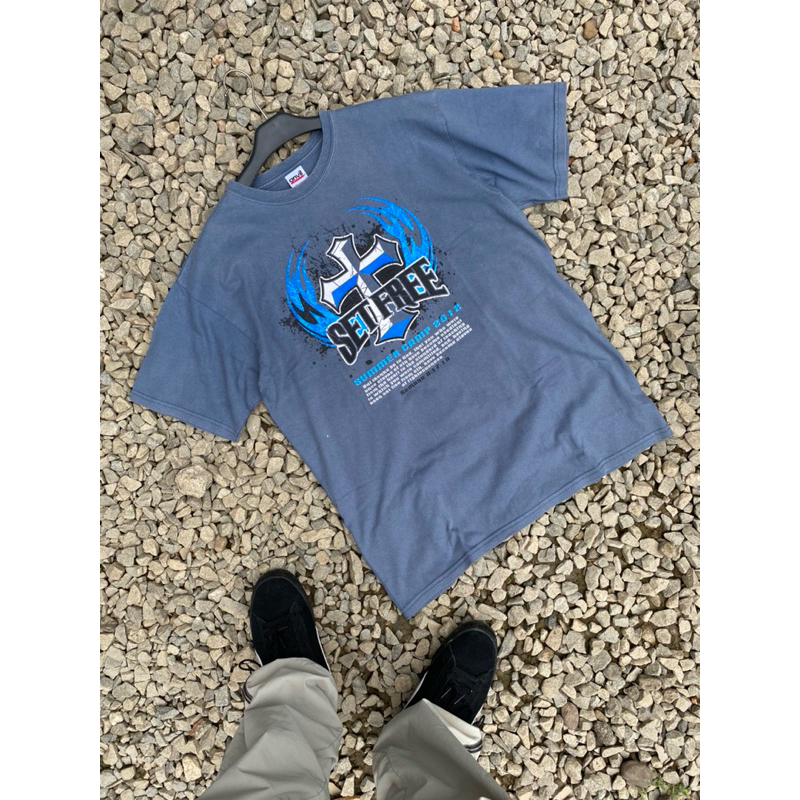 T-shirt Red Anvil Pre-Shrunk “Set Free Wage War”