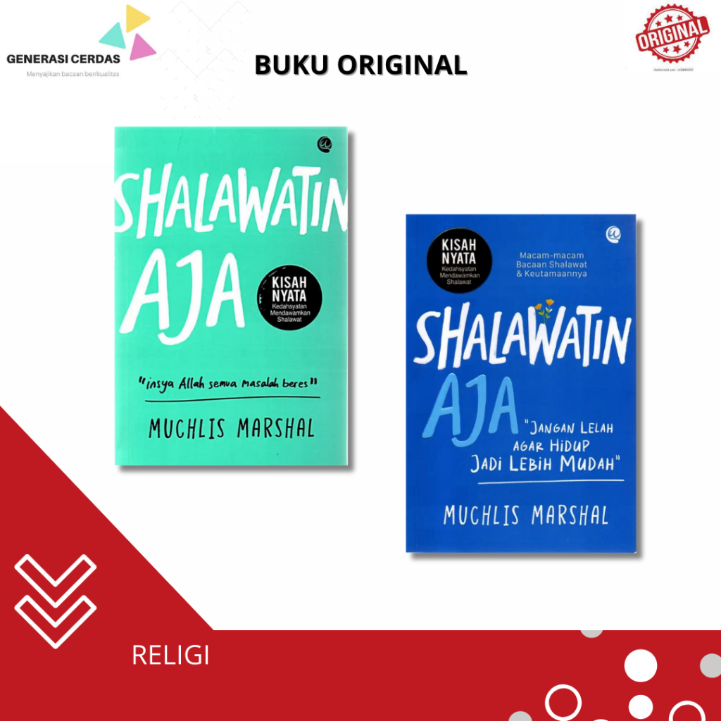 Shalawatin Aja - Muchlis Marshal - Shalawatin Aja Edisi 1 - Shalawatin Aja Edisi 2 -  Buku Shalawat