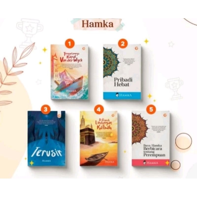 Paket buku Agama dan Novel Buya Hamka
