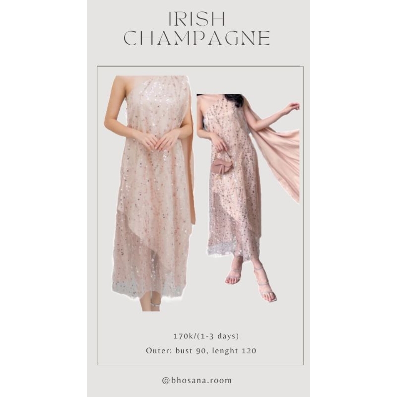sewa dress pesta kondangan irish