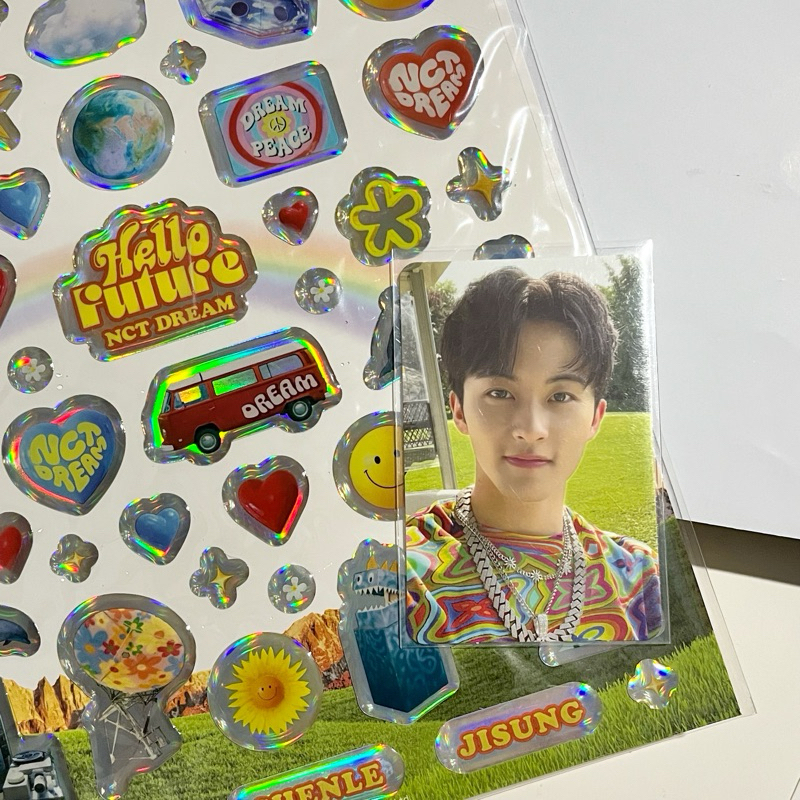 [READ DESK.] READY EPOXY STICKER SET MARK HELLO FUTURE