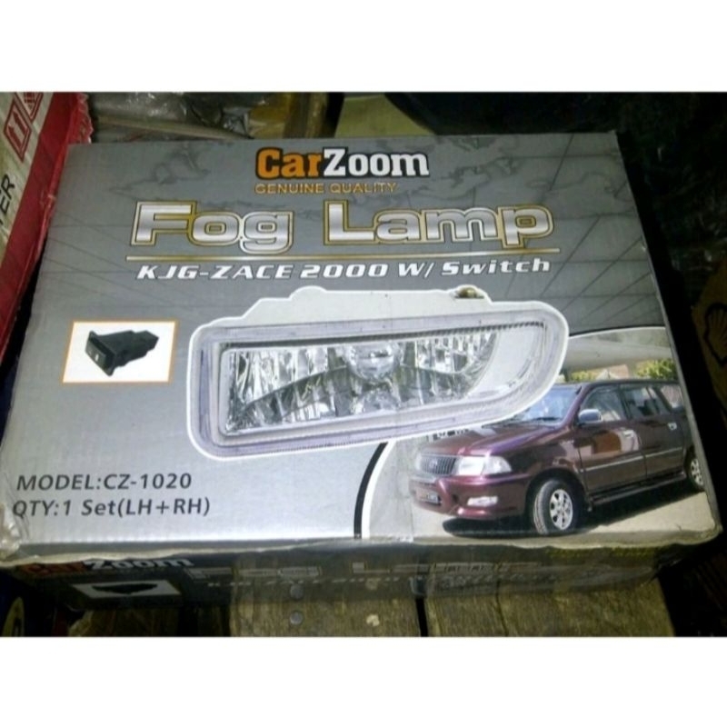 Foglamp Kijang Kapsul 2000 2001 2002 | fog lamp lampu kabut Kijang LGX LSX LX SGX SSX SX terbaru